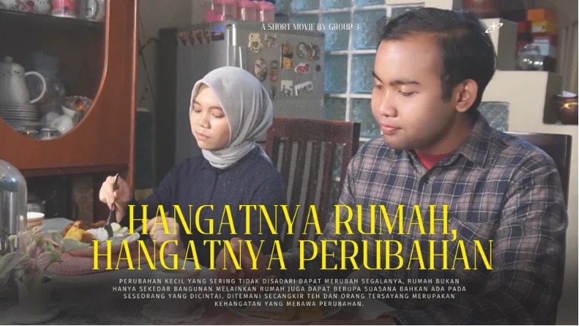 Still frame from the Sariwangi Tea short film, a family scene at the dining table